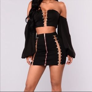 Fashion nova black set